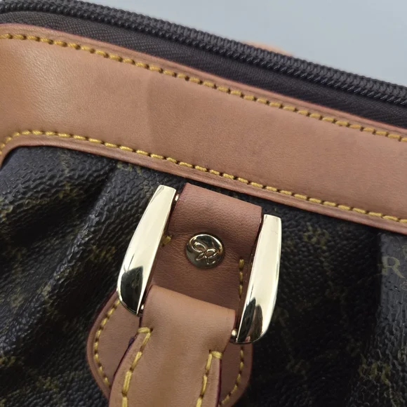 Rioni leather and coated canvas shoulder satchel, EUC - Picture 16 of 16